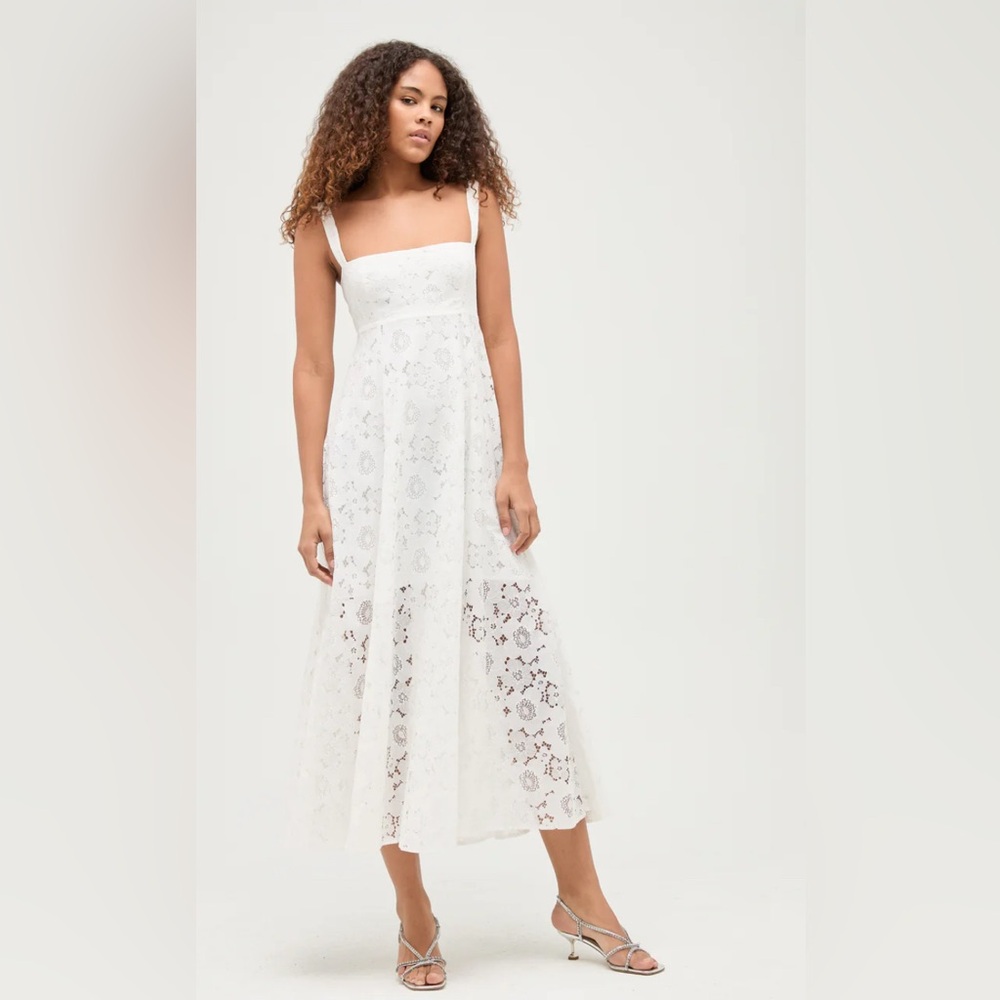 Hill House White Lace Rowena Dress